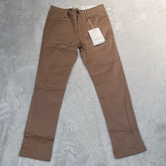 Gucci Boys Khaki Dress Pants Trousers Size 4